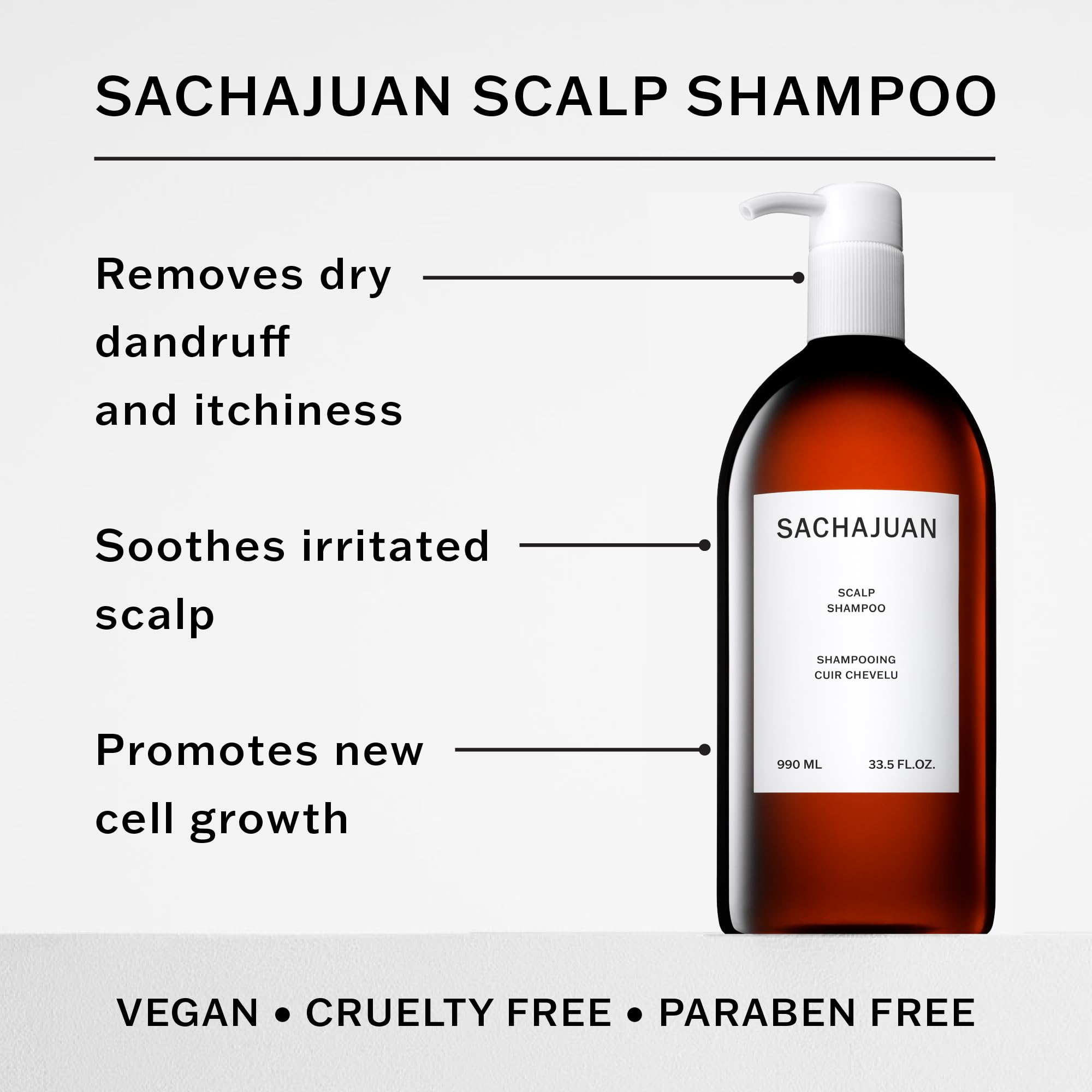 Foto 2 | Champú Sachajuan Scalp Para Cuero Cabelludo Seco Y Con Picazón, Cabello Graso Y Caspa - Venta Internacional.