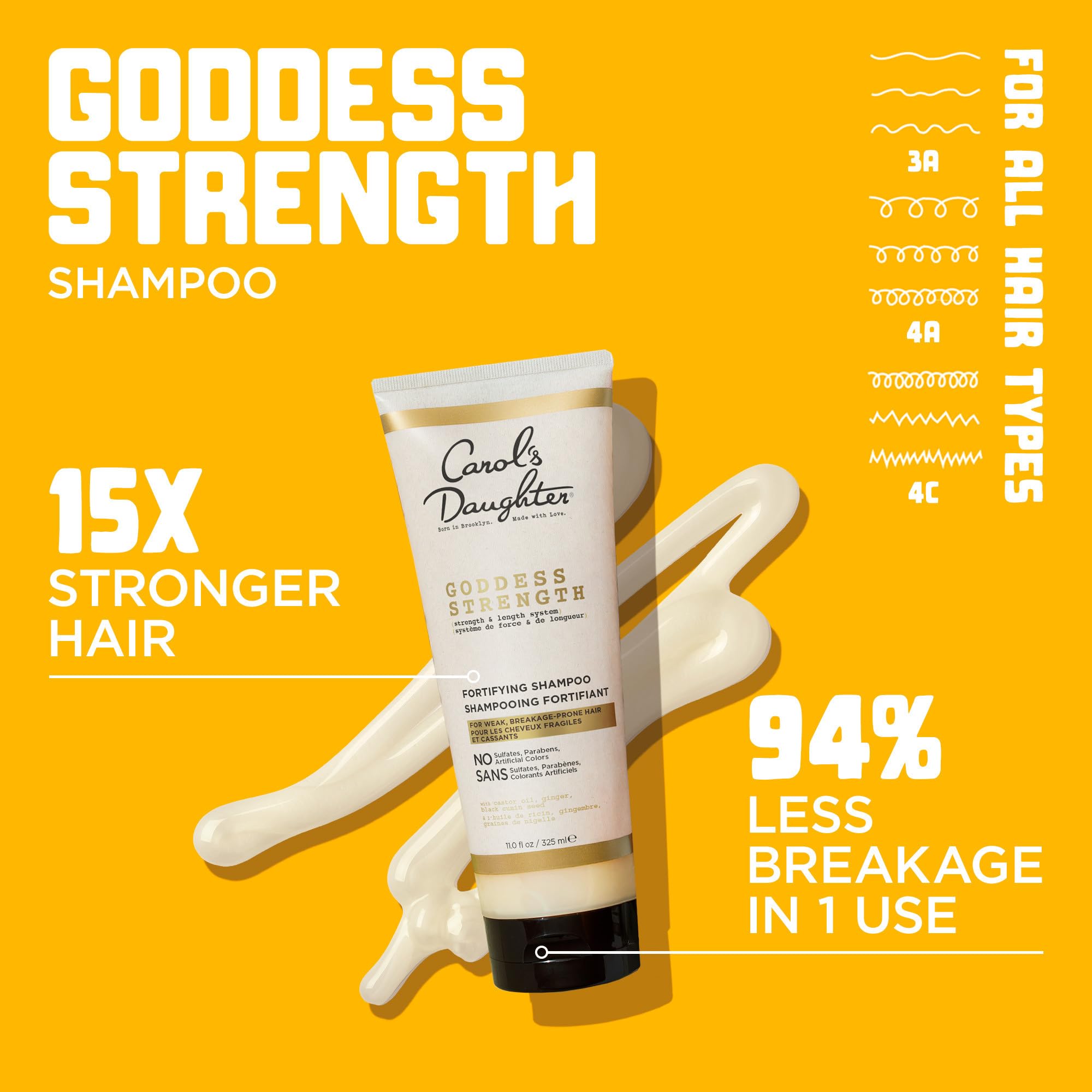 Foto 4 pulgar | Champú Carol's Daughter Goddess Strength 325 Ml Para Cabello Ondulado - Venta Internacional.