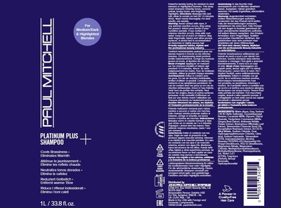 Foto 7 | Champú Paul Mitchell Platinum Plus Púrpura 1l - Venta Internacional.