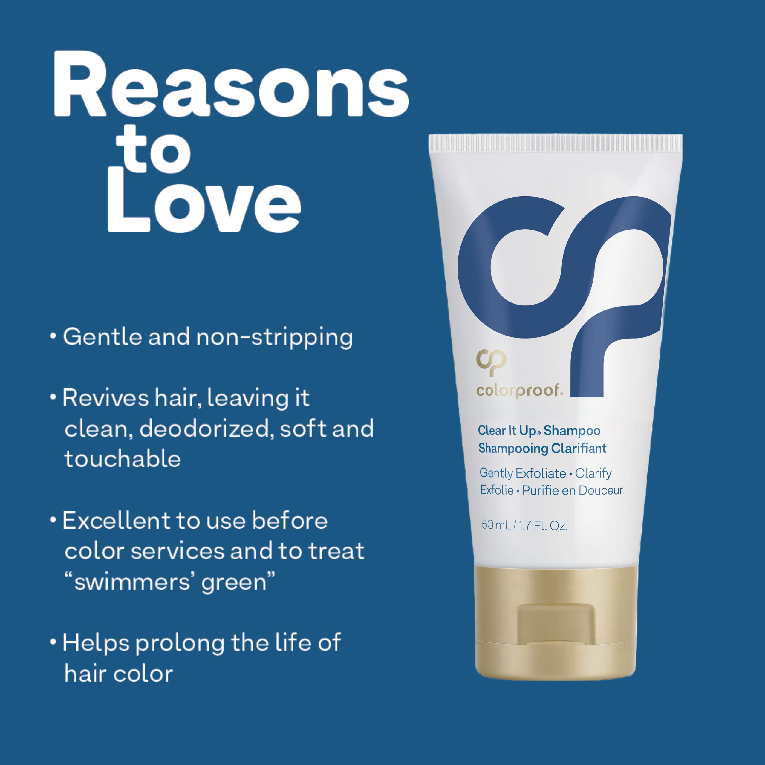 Foto 3 | Champú Colorproof Clear It Up Clarifying, 50 Ml, Tratado Con Color - Venta Internacional.