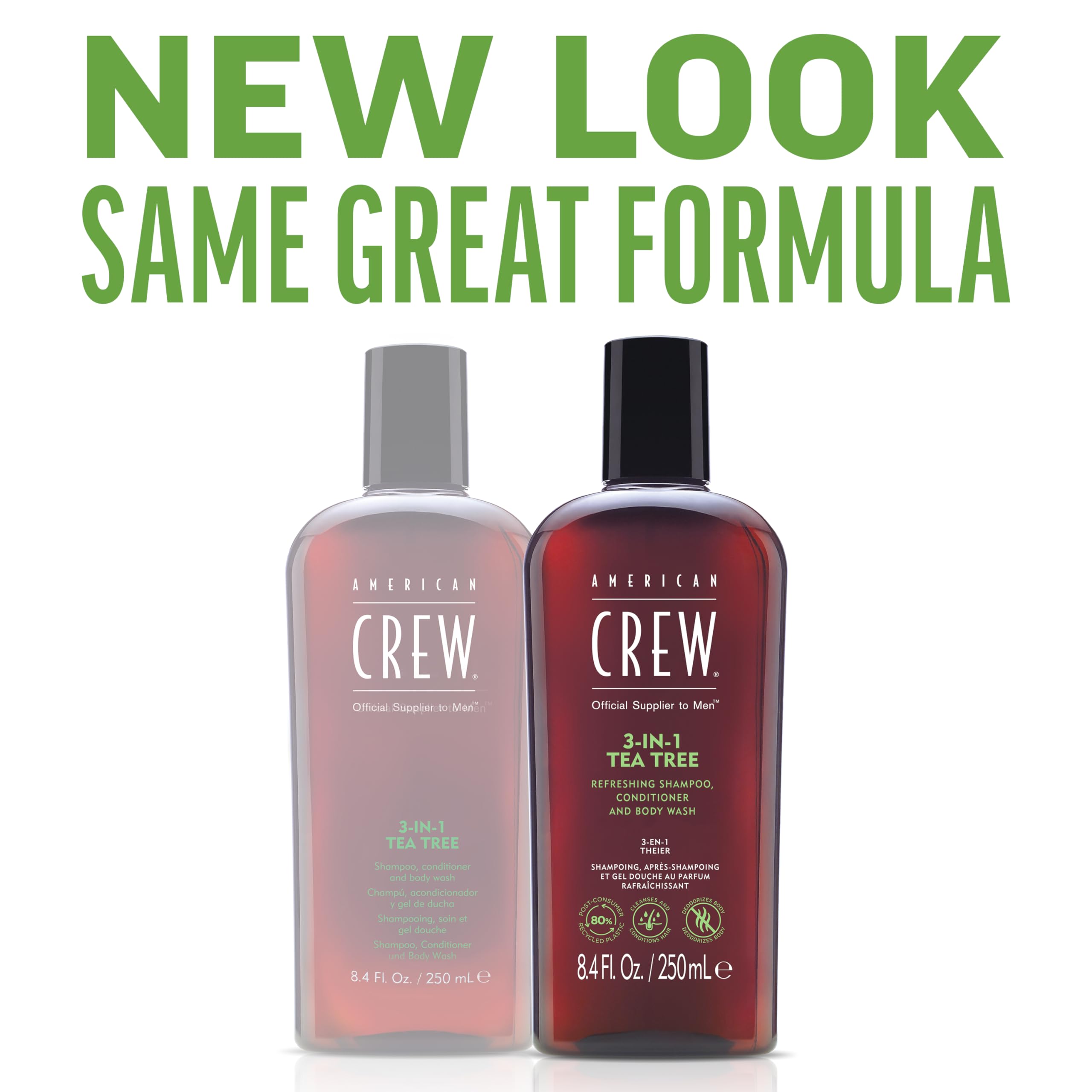 Foto 2 | Champú, Acondicionador Y Gel De Baño 3 En 1 American Crew Men - Venta Internacional.