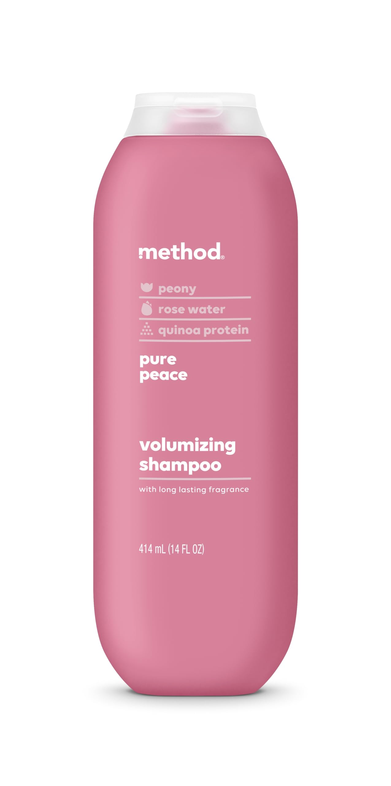 Shampoo Method Volumizing Pure Peace Con Rosa Y Peonía 414 Ml - Venta Internacional.