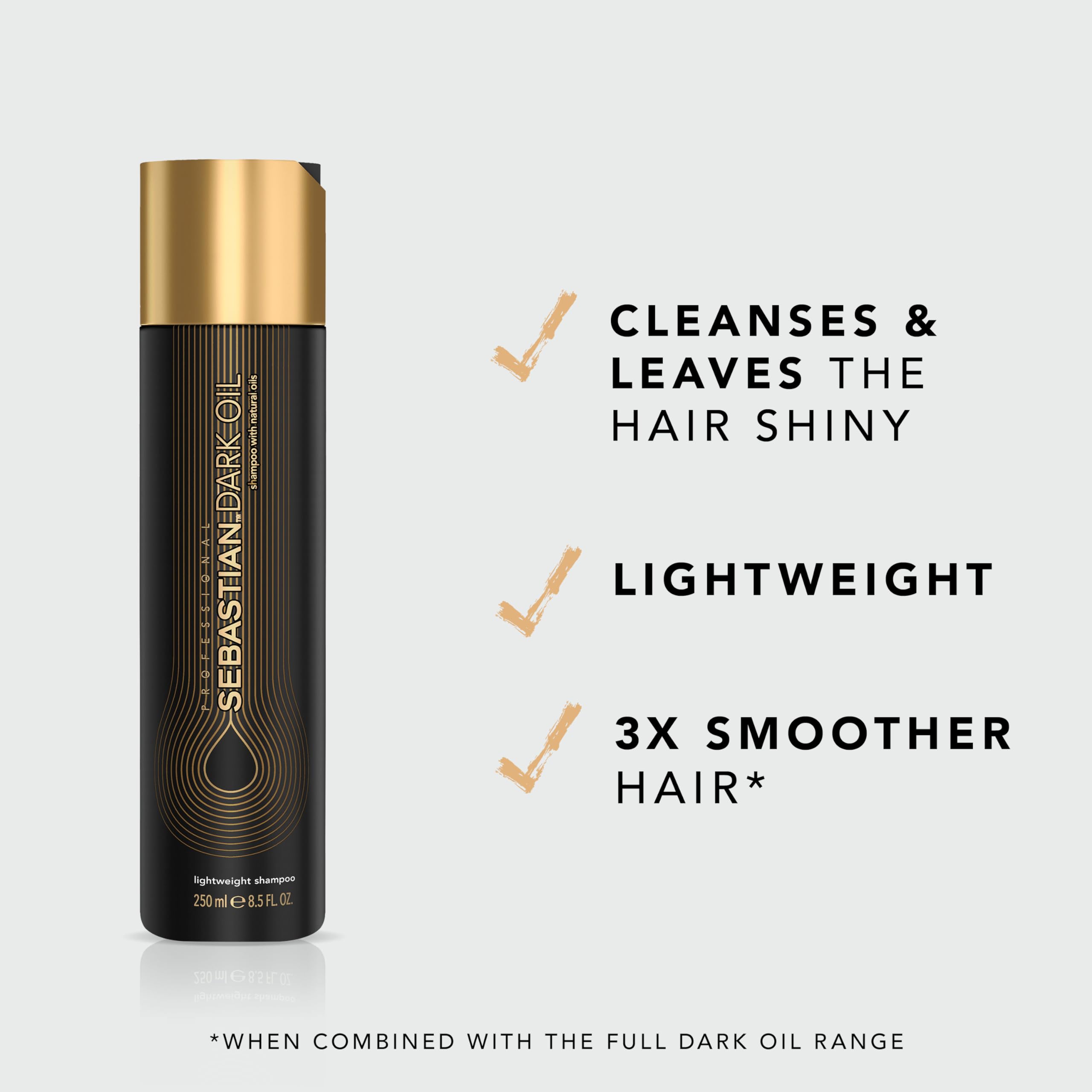 Foto 4 pulgar | Champú Sebastian Professional Dark Oil Lightweight 250 Ml - Venta Internacional.