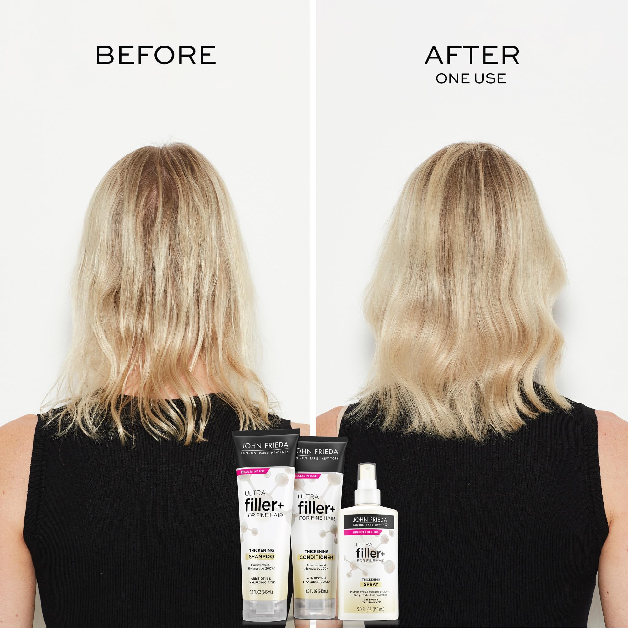 Foto 3 pulgar | Champú John Frieda Ultrafiller+ Para Engrosar El Cabello Fino, 245 Ml - Venta Internacional.