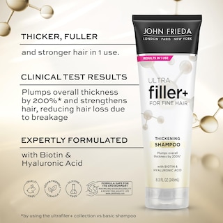 Foto 4 | Champú John Frieda Ultrafiller+ Para Engrosar El Cabello Fino, 245 Ml - Venta Internacional.
