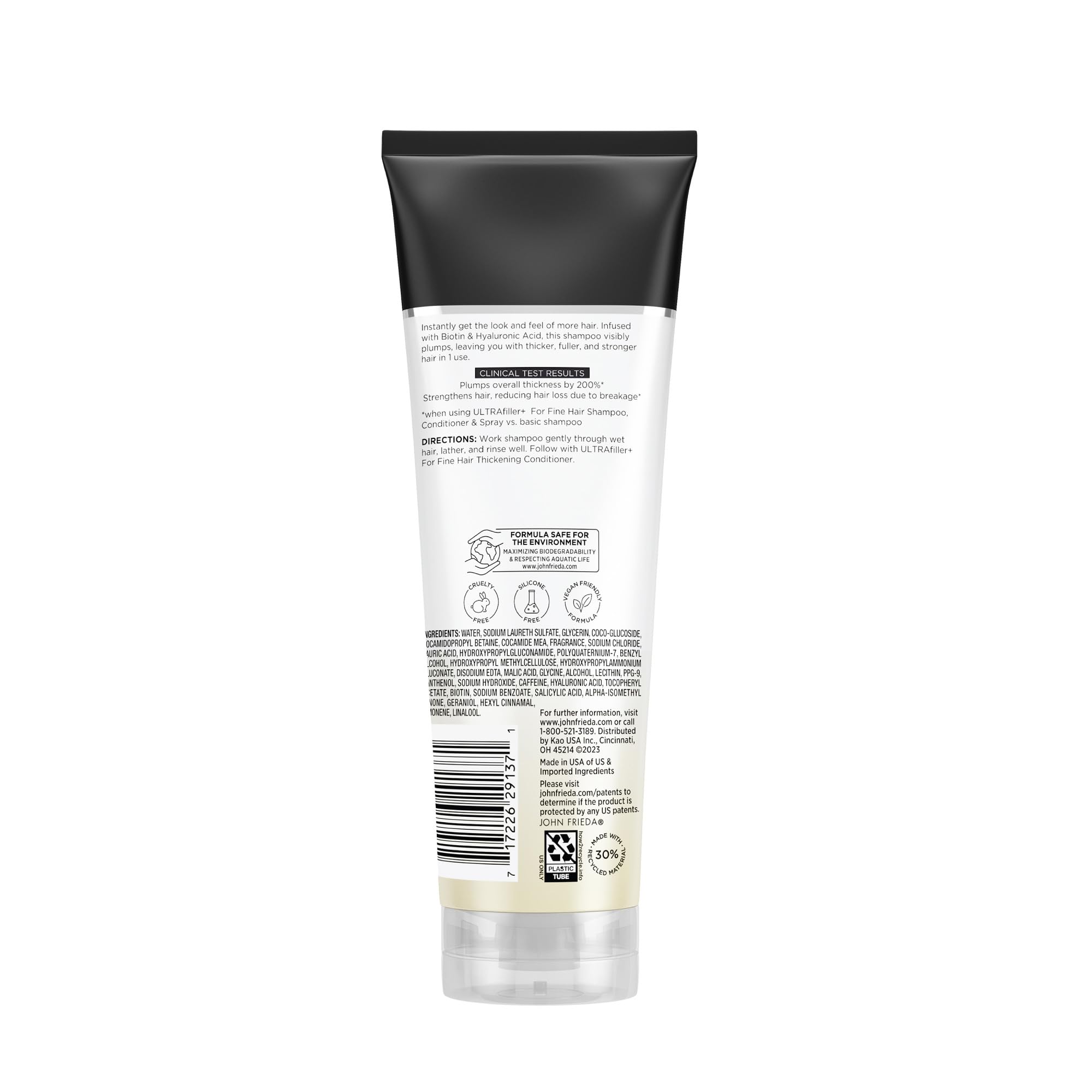 Foto 8 pulgar | Champú John Frieda Ultrafiller+ Para Engrosar El Cabello Fino, 245 Ml - Venta Internacional.