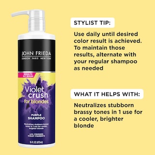 Foto 2 | Champú John Frieda Violet Crush Purple Para Cabello Rubio 480 Ml - Venta Internacional.