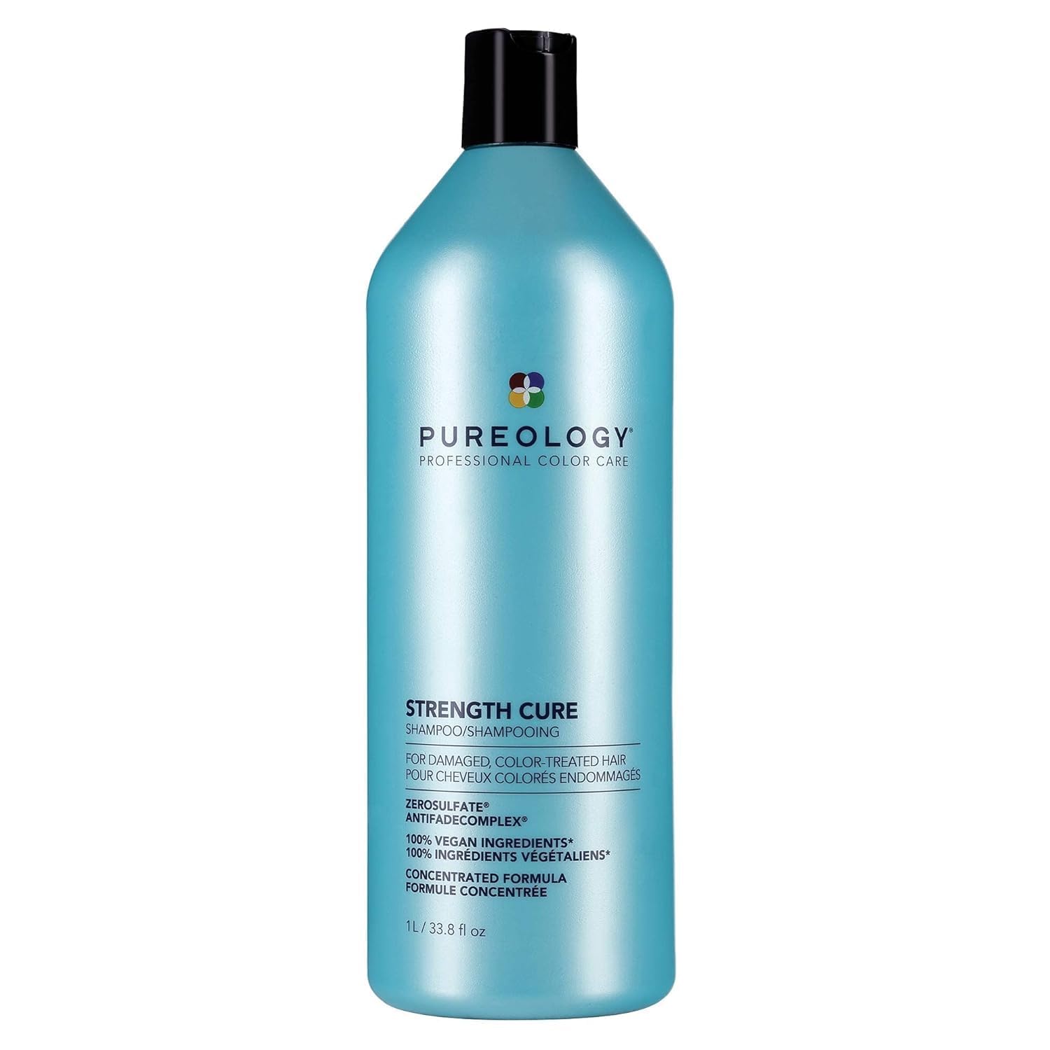 Champú Pureology Strength Cure Para Cabello Dañado, 1 Litro - Venta Internacional.