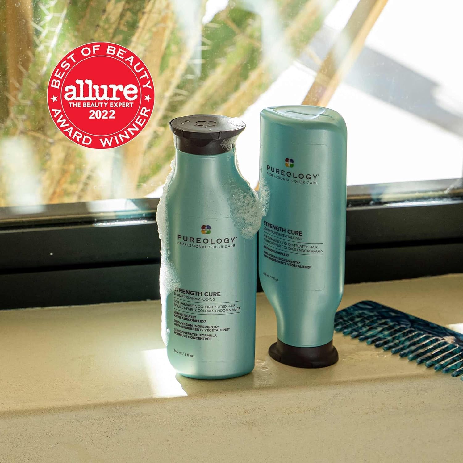 Foto 6 | Champú Pureology Strength Cure Para Cabello Dañado, 1 Litro - Venta Internacional.