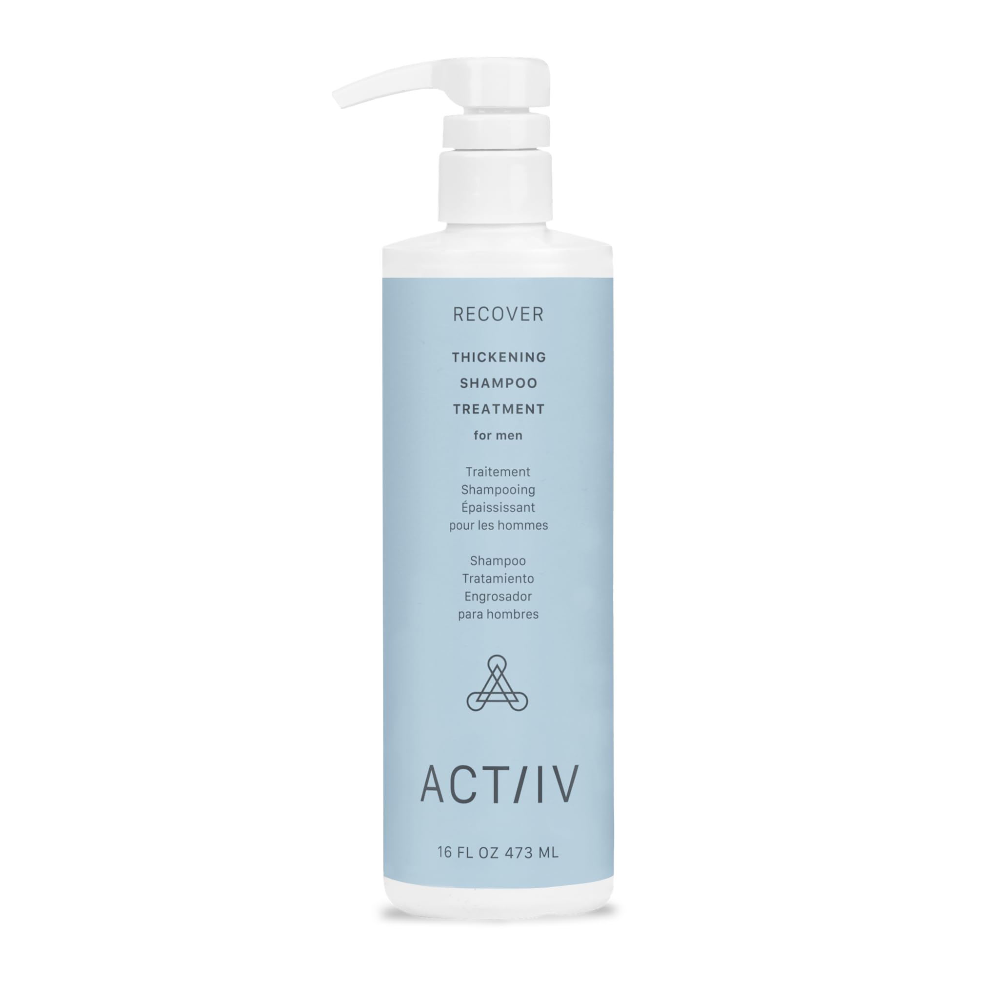 Champú Actiiv Recover, Limpiador Y Espesante Para La Caída Del Cabello, 480 Ml, Para Hombres - Venta Internacional.