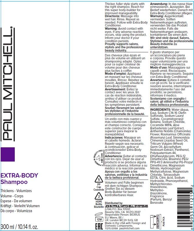 Foto 7 | Champú Paul Mitchell Extrabody Thickens Volumiza 300 Ml - Venta Internacional.