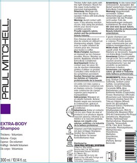 Foto 7 | Champú Paul Mitchell Extrabody Thickens Volumiza 300 Ml - Venta Internacional.
