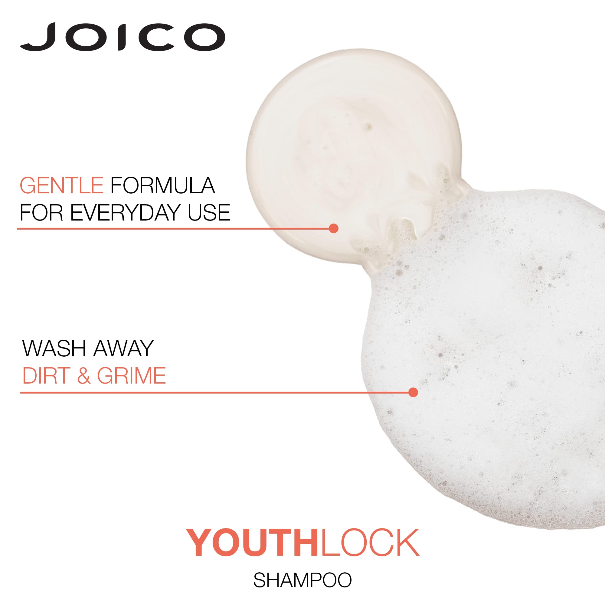 Foto 6 pulgar | Champú Joico Youthlock Formulado Con Colágeno, 1 Litro, Sin Sulfatos - Venta Internacional.