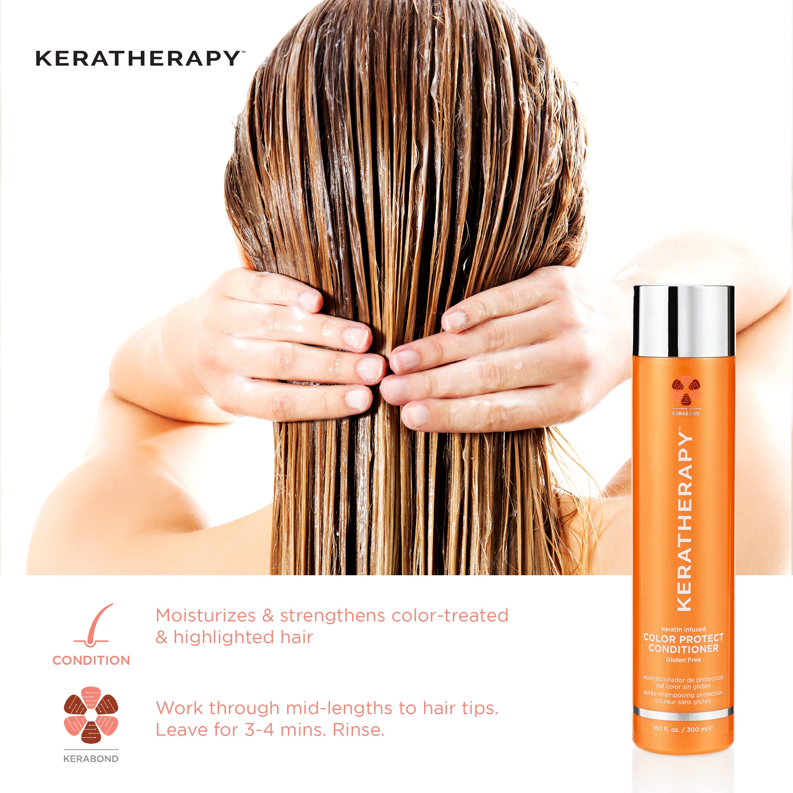 Foto 6 pulgar | Champú Keratherapy Keratin Color Protect 300 Ml Sin Gluten - Venta Internacional.