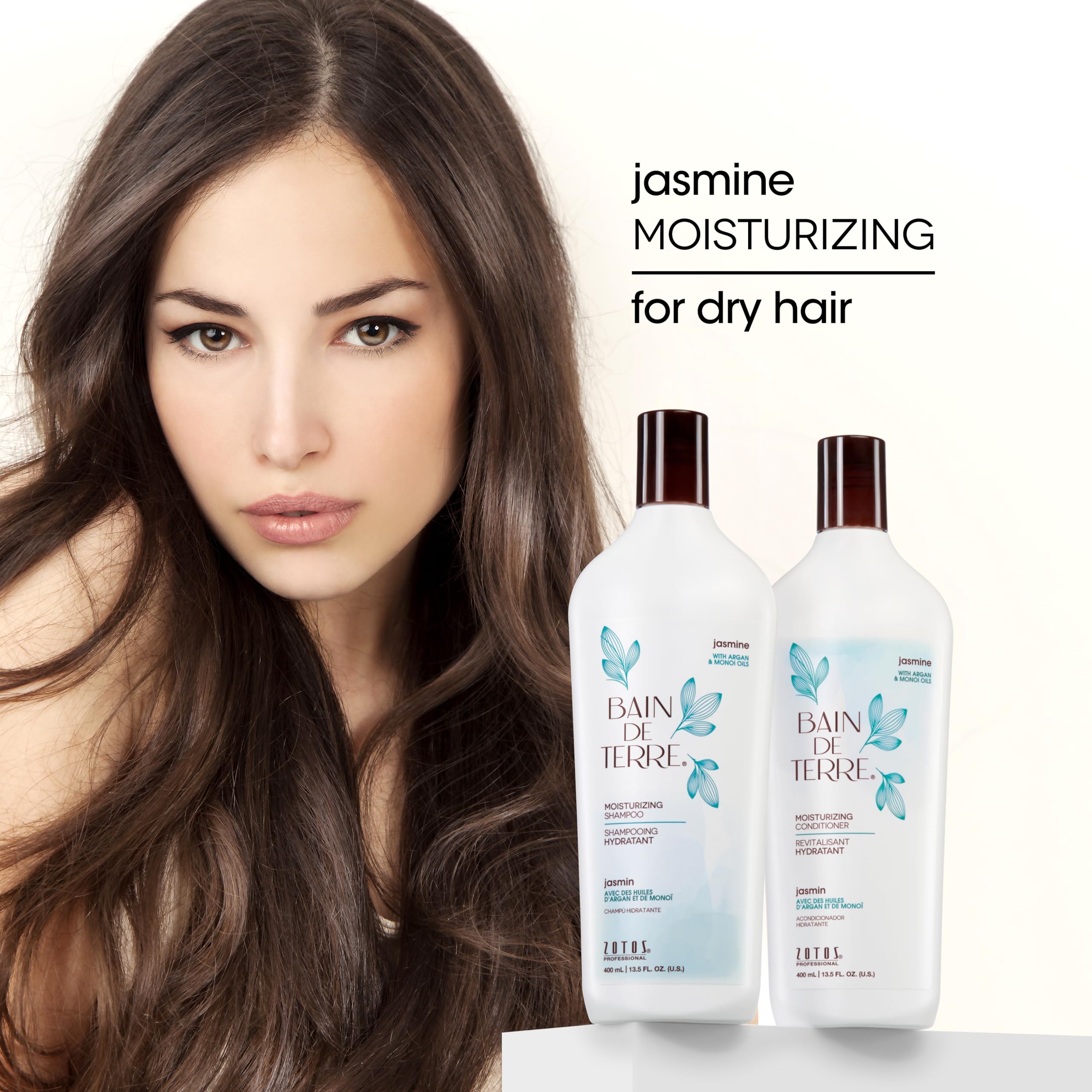 Foto 5 pulgar | Champú Bain De Terre Jasmine Hidratante Para Cabello Seco, 400 Ml - Venta Internacional.