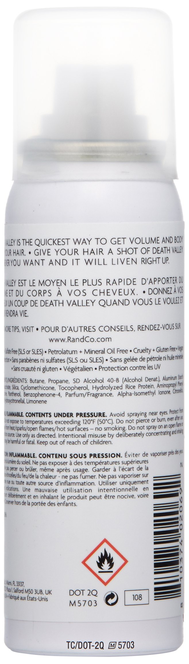 Foto 3 pulgar | Champú Seco R+co Death Valley Travel, Tamaño 50 Ml, Vegano - Venta Internacional.