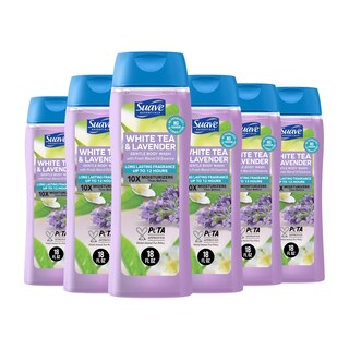 Foto 1 | Gel De Baño Suave Hidratante Para Mujer, Té Blanco Y Lavanda, 530 Ml X 6 - Venta Internacional.