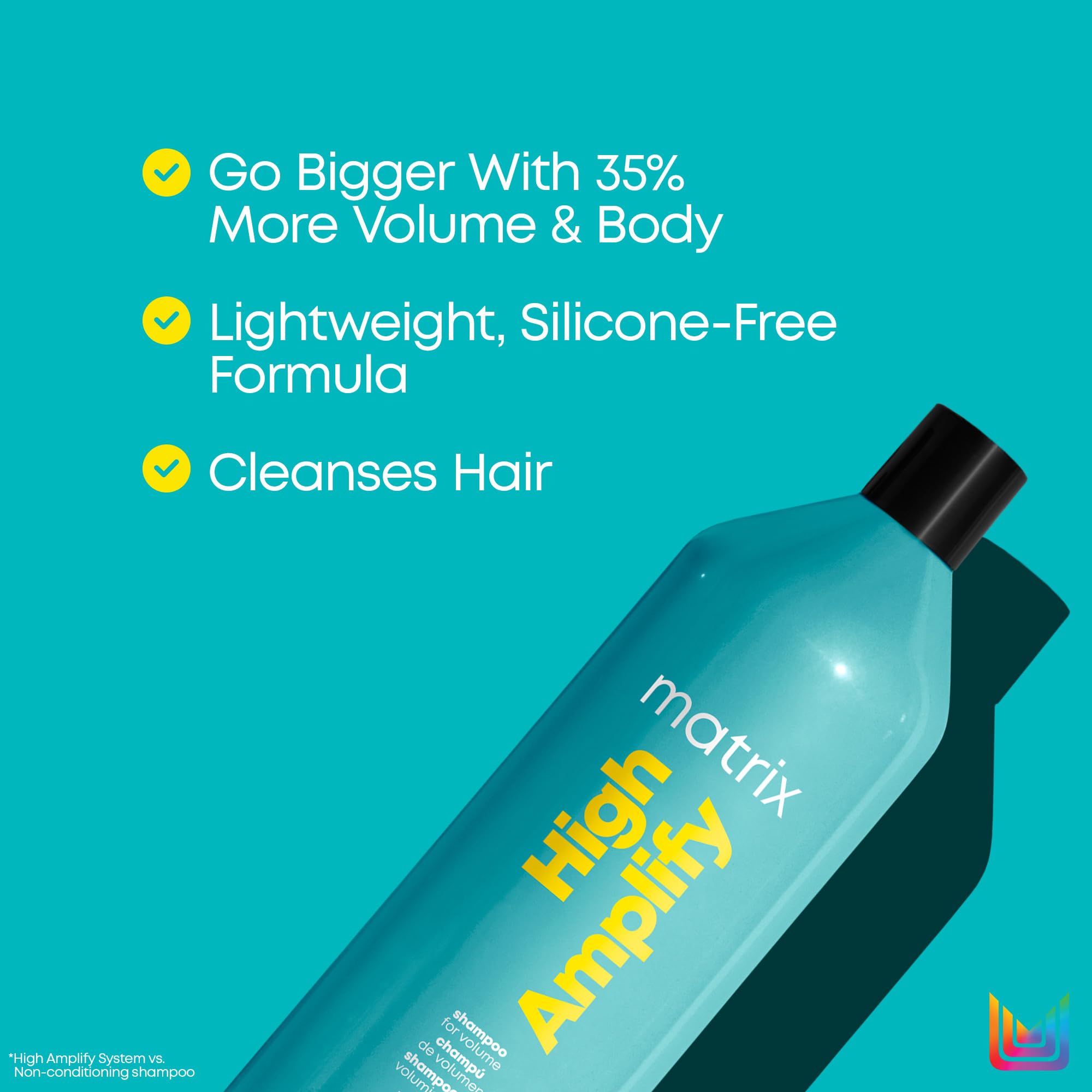 Foto 4 | Champú Matrix High Amplify Voluminizador, 1 Litro, Sin Silicona - Venta Internacional.