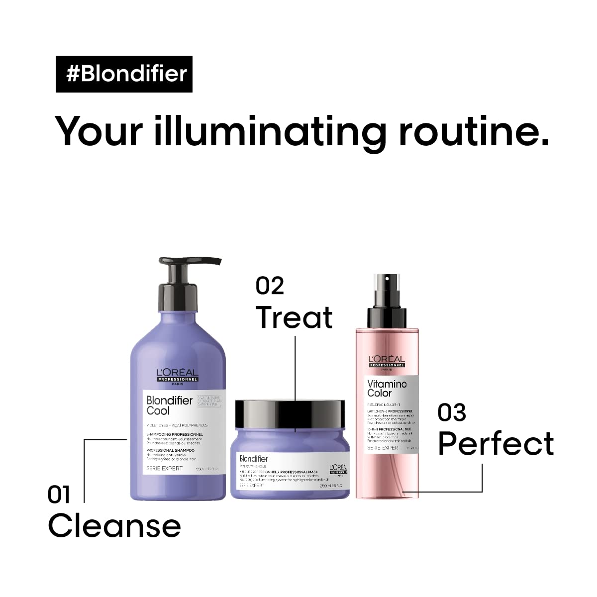 Foto 4 | Champú L'oreal Professionnel Blondifier 500 Ml Para Cabello Rubio - Venta Internacional.