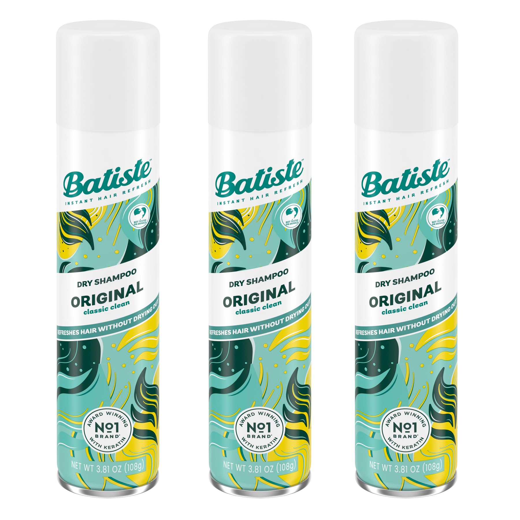 Foto 2 pulgar | Champú Seco Batiste Original, Paquete De 3, 112 Ml, Champú Sin Agua - Venta Internacional.