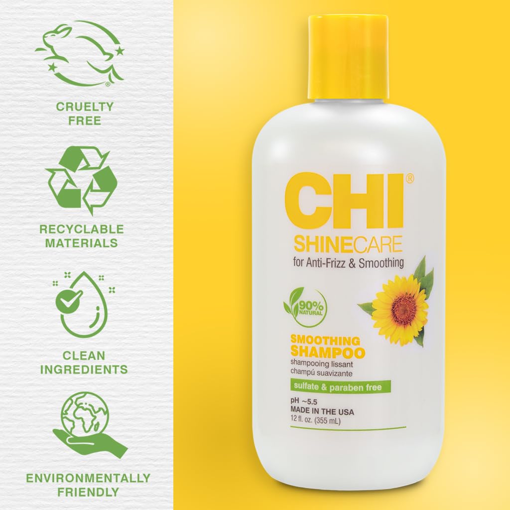 Foto 4 pulgar | Champú Chi Shinecare Suavizante, 355 Ml, Sin Sulfatos Y Parabenos - Venta Internacional.