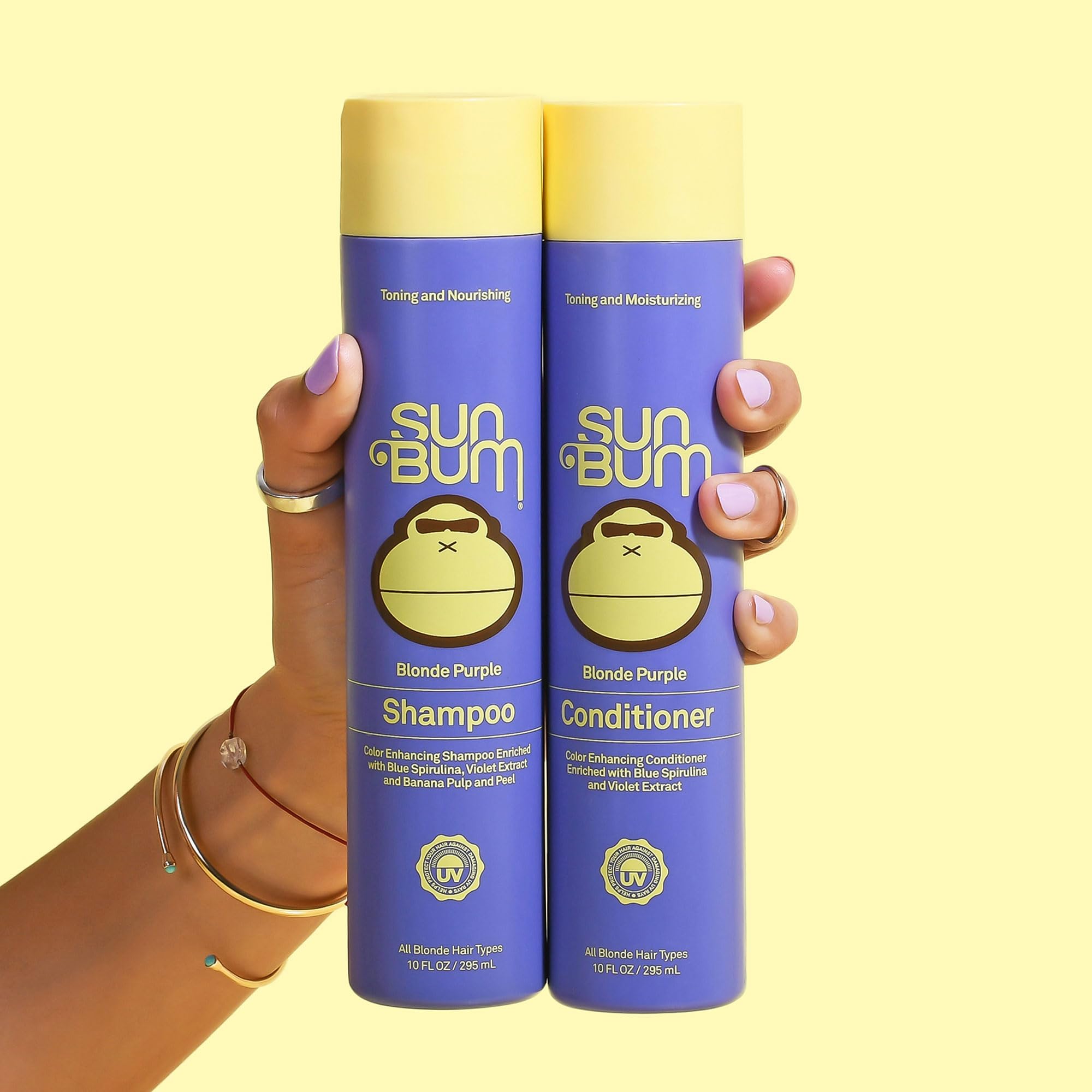 Foto 5 pulgar | Champú Sun Bum Blonde Con Protección Uv Y Realzador Del Color, 300 Ml - Venta Internacional.