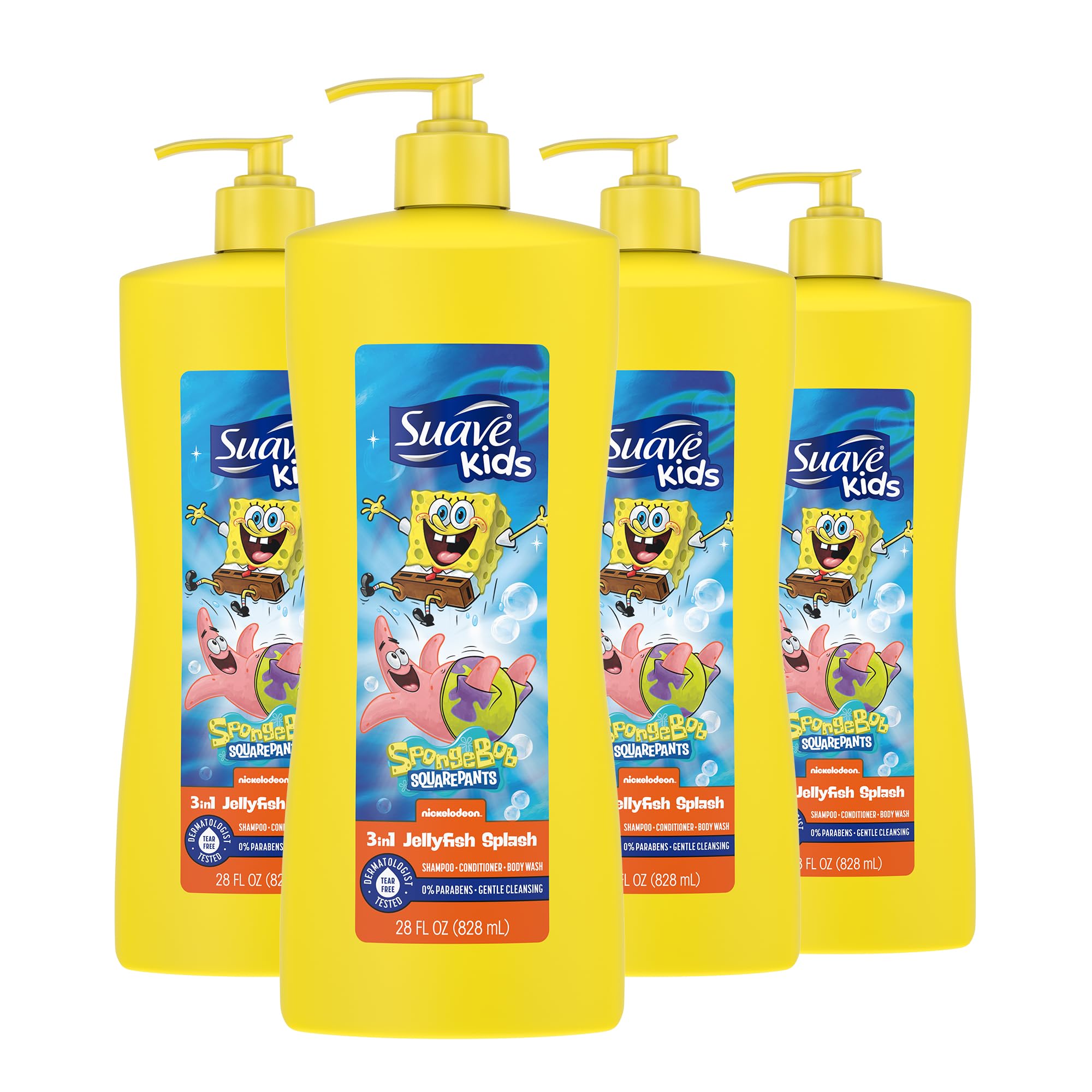 Foto 2 pulgar | Champú, Gel De Baño Y Acondicionador 3 En 1 Suave Kids Spongebob - Venta Internacional.