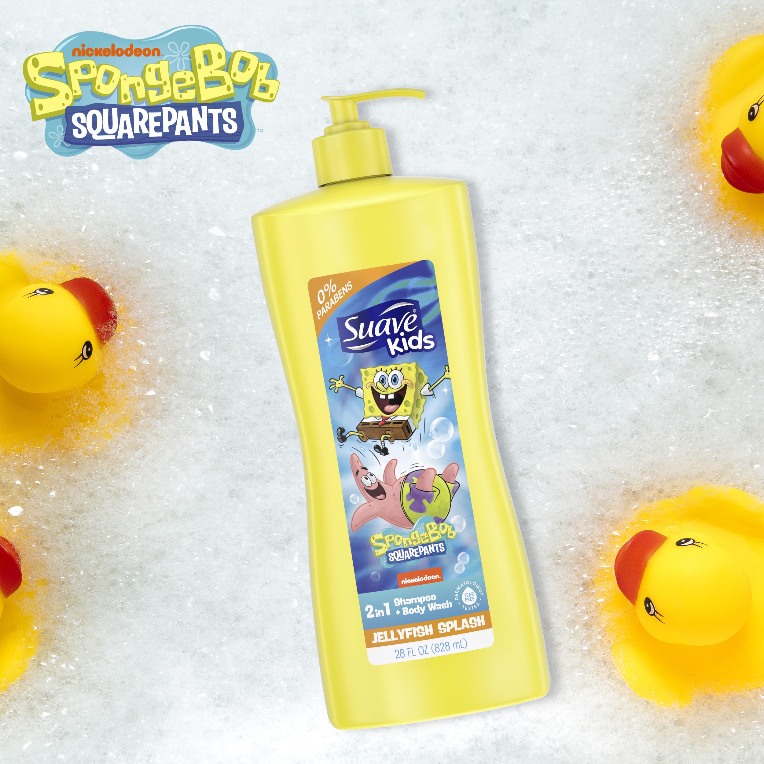 Foto 3 pulgar | Champú, Gel De Baño Y Acondicionador 3 En 1 Suave Kids Spongebob - Venta Internacional.