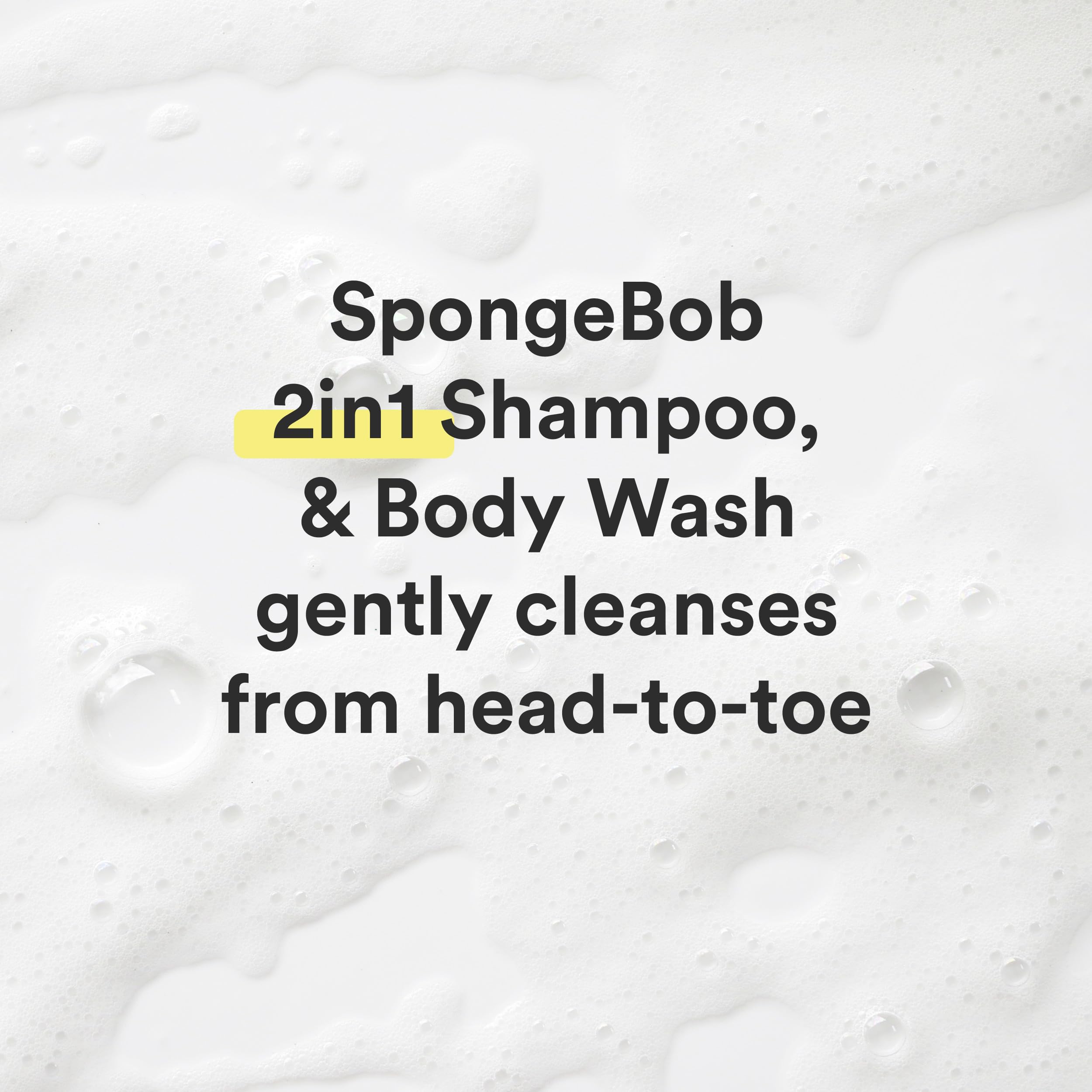 Foto 5 | Champú, Gel De Baño Y Acondicionador 3 En 1 Suave Kids Spongebob - Venta Internacional.
