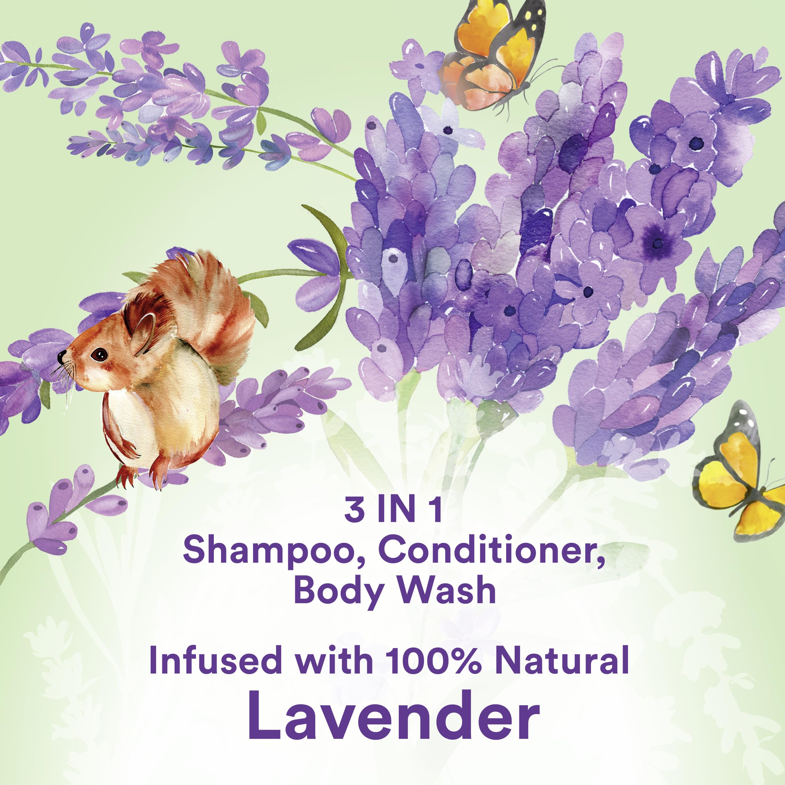 Foto 3 pulgar | Champú, Acondicionador Y Gel De Baño 3 En 1 Suave Kids Lavender 490 Ml - Venta Internacional.