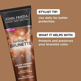 Foto 2 | Champú John Frieda Brilliant Brunette Color Protect 250 Ml (paquete De 2) - Venta Internacional.
