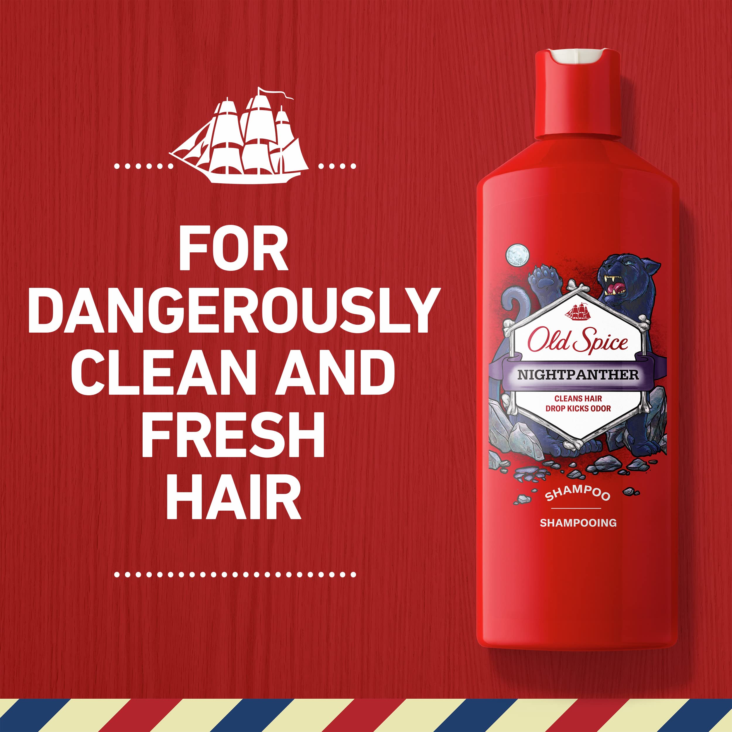 Foto 2 | Champú Old Spice Nightpanther Para Hombre 400 Ml - Venta Internacional.