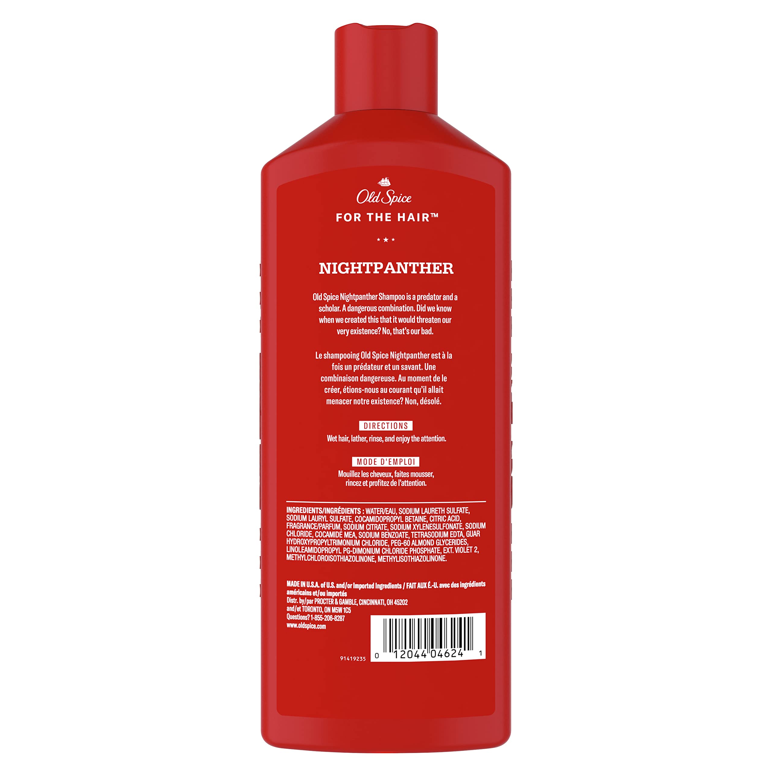 Foto 6 | Champú Old Spice Nightpanther Para Hombre 400 Ml - Venta Internacional.