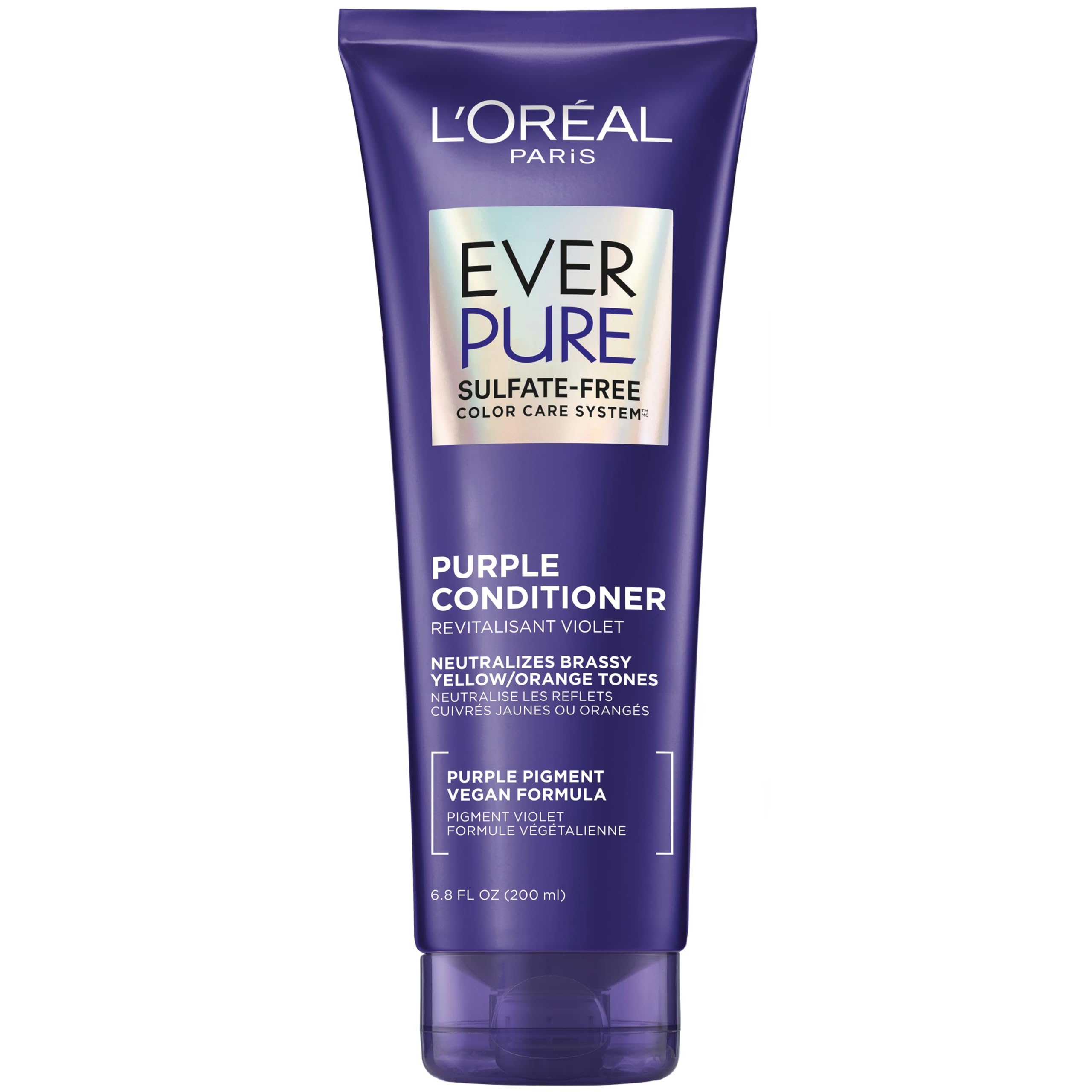 Acondicionador L'oréal Paris Everpure Brass Toning Purple 200 Ml - Venta Internacional.