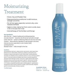 Foto 3 | Champú Y Tratamiento Duo Loma Hair Care Hidratante 360 Ml - Venta Internacional.
