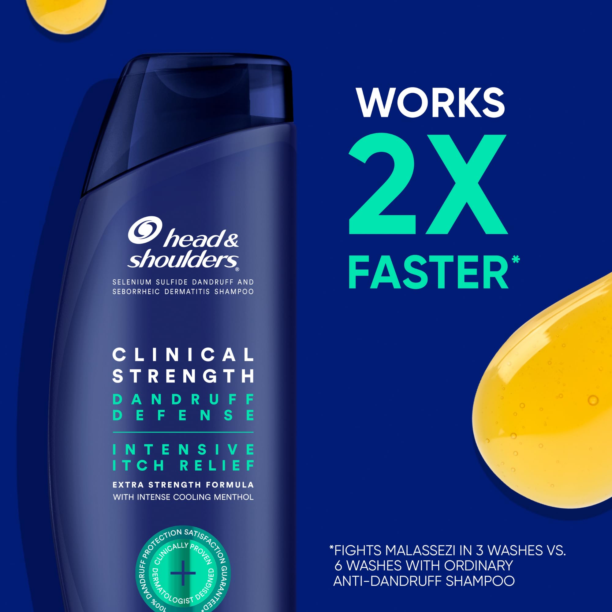 Foto 6 pulgar | Champú Head & Shoulders Clinical Strength Para Caspa, 400 Ml, Paquete De 2 - Venta Internacional.