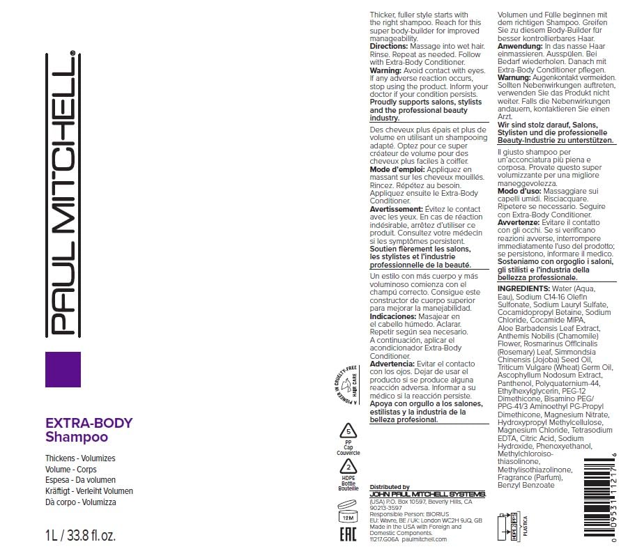 Foto 8 pulgar | Champú Paul Mitchell Extrabody Thickens Volumizes 1l - Venta Internacional.