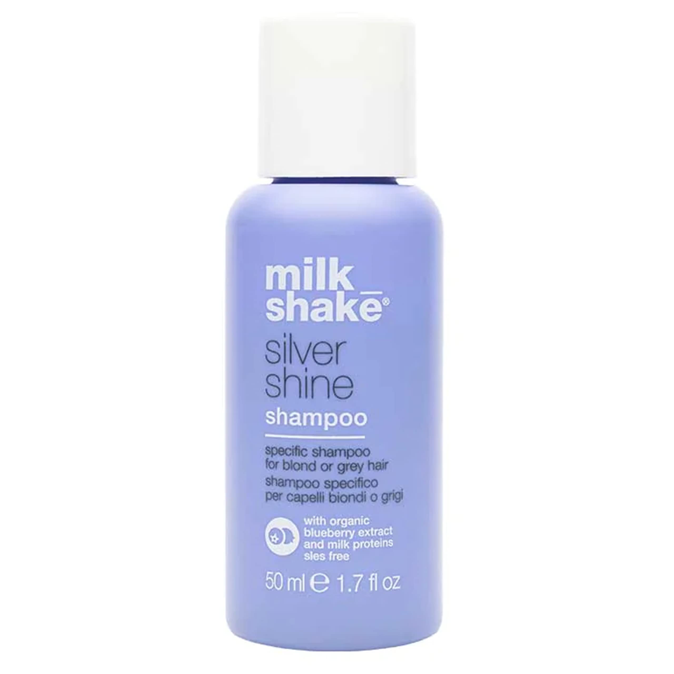 Foto 2 pulgar | Champú Milk_shake Silver Shine Purple Para Cabello Rubio 50 Ml - Venta Internacional.