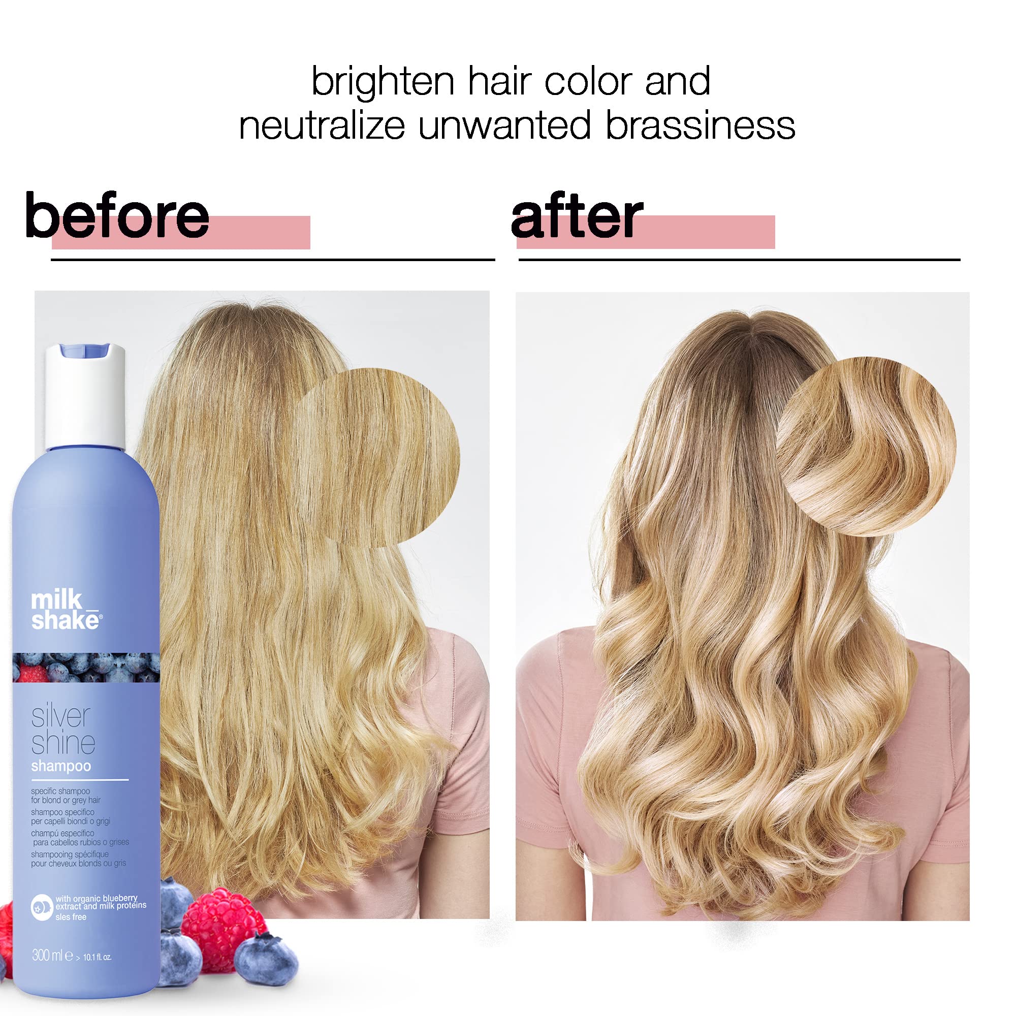Foto 5 pulgar | Champú Milk_shake Silver Shine Purple Para Cabello Rubio 50 Ml - Venta Internacional.