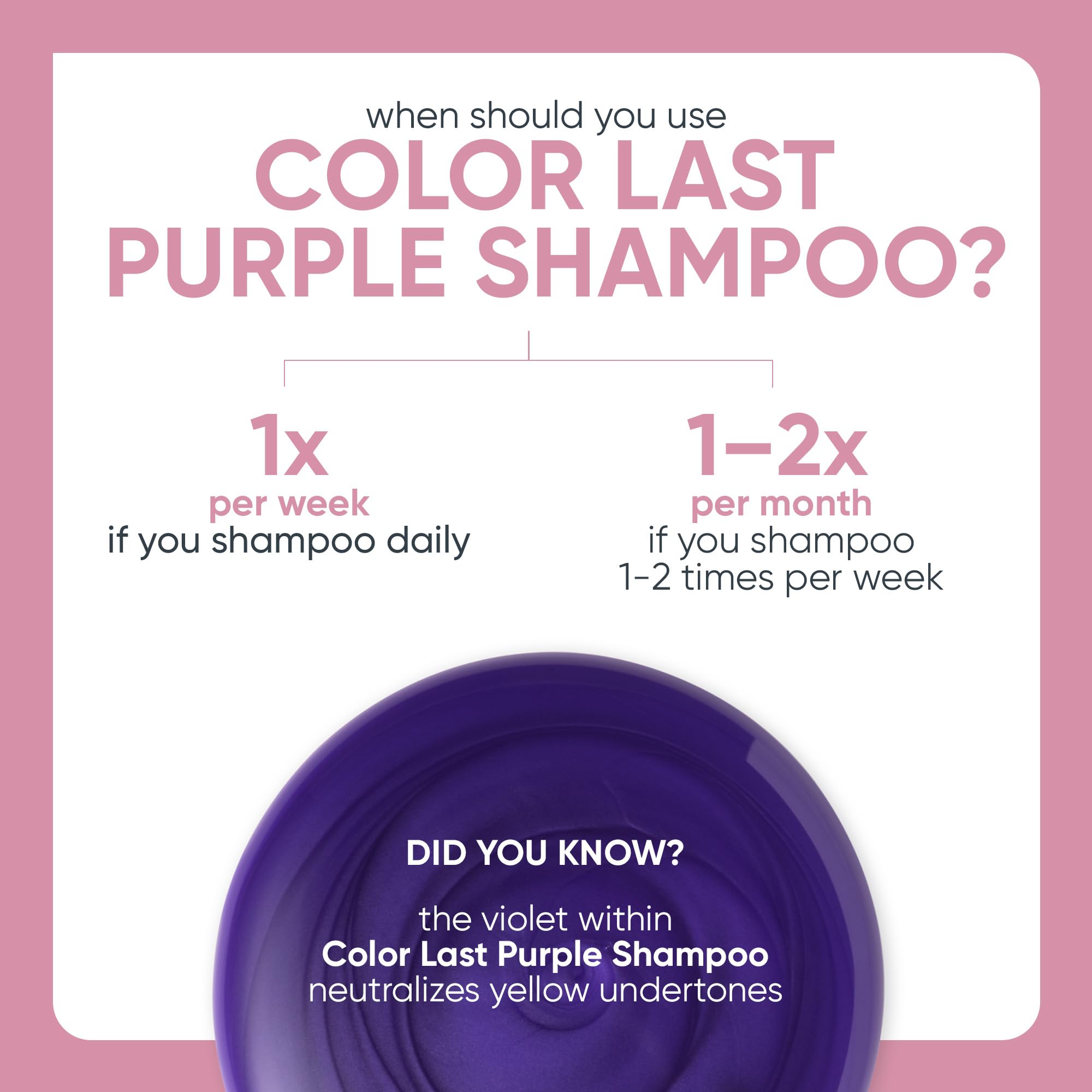 Foto 5 | Champú Biolage Color Last Purple, 400 Ml, Vegano, Libre De Crueldad Animal - Venta Internacional.