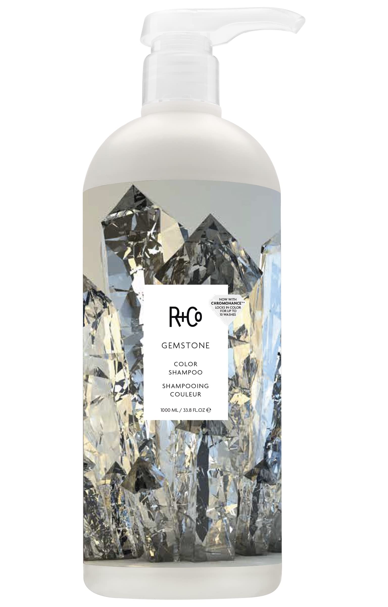 Foto 2 pulgar | Champú R+co Gemstone Color Retail Liter Frizz Control 1l - Venta Internacional.