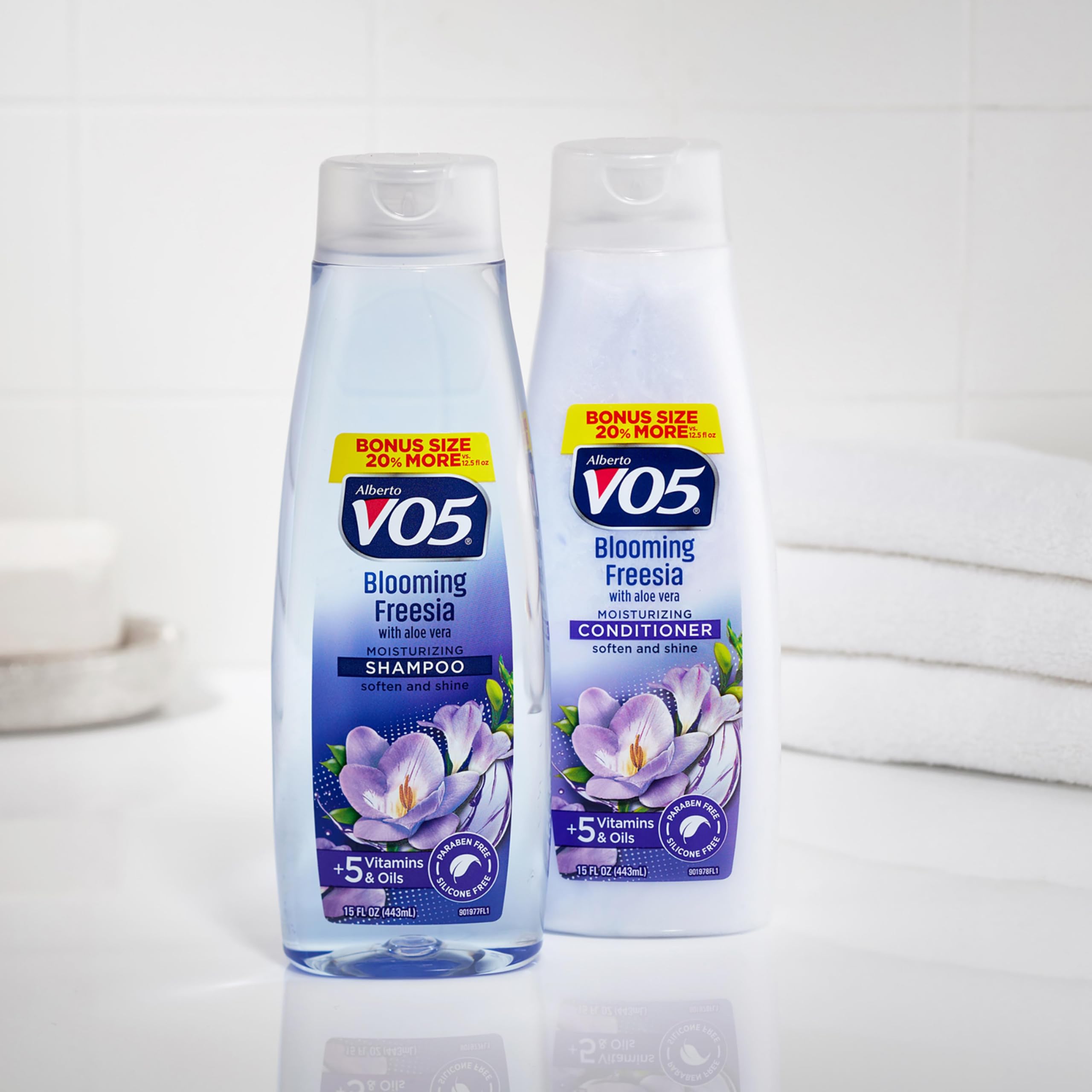 Foto 4 pulgar | Champú Alberto Vo5 Blooming Freesia Hidratante 450 Ml - Venta Internacional.