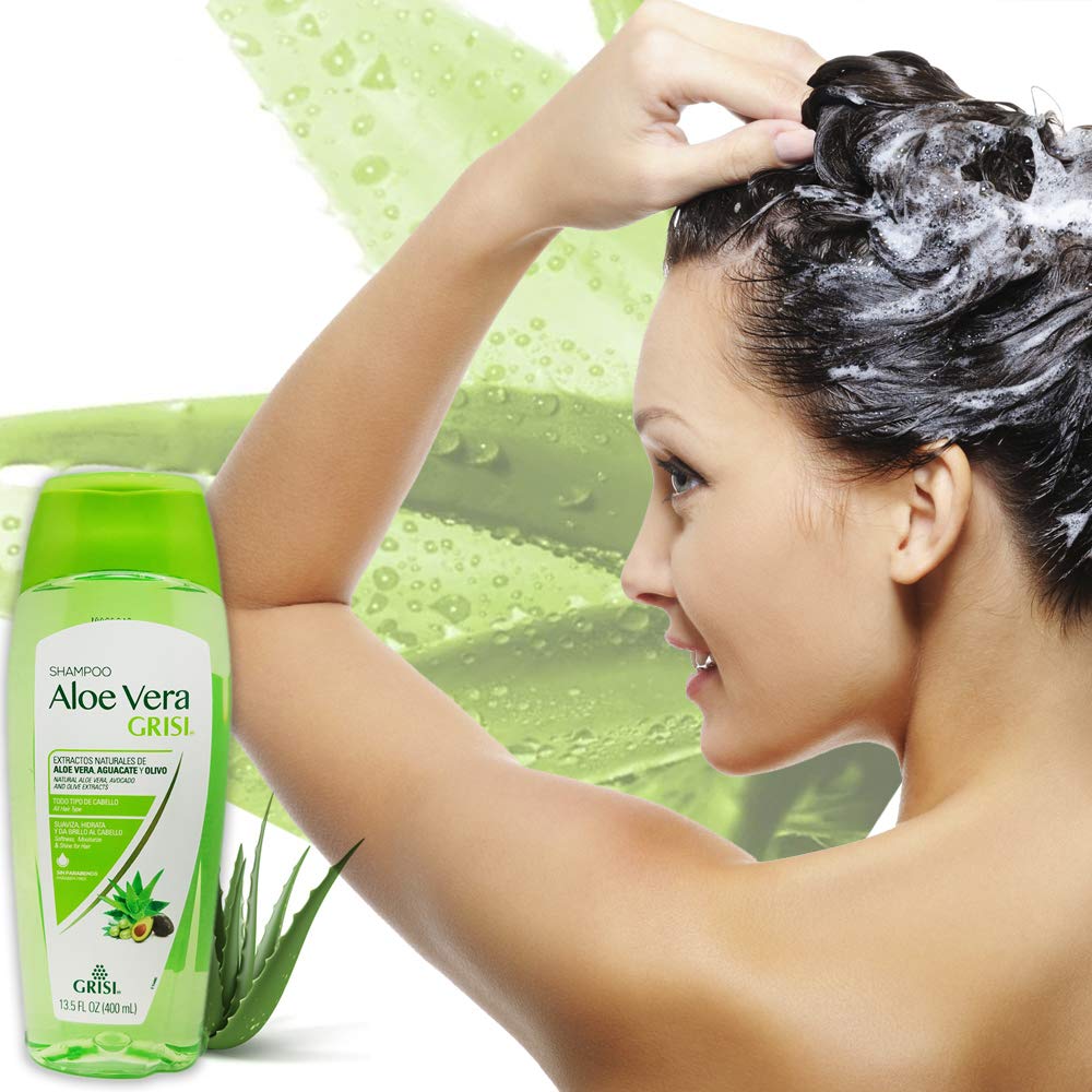 Foto 5 | Champú Hidratante Grisi Aloe Vera Con Extracto De Aloe 400 Ml - Venta Internacional.