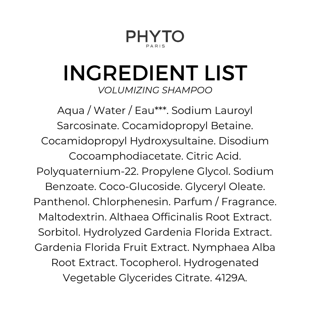 Foto 6 pulgar | Champú Phyto Volume, Voluminizador, Ligero, 250 Ml, Para Cabello Fino Y Fino - Venta Internacional.