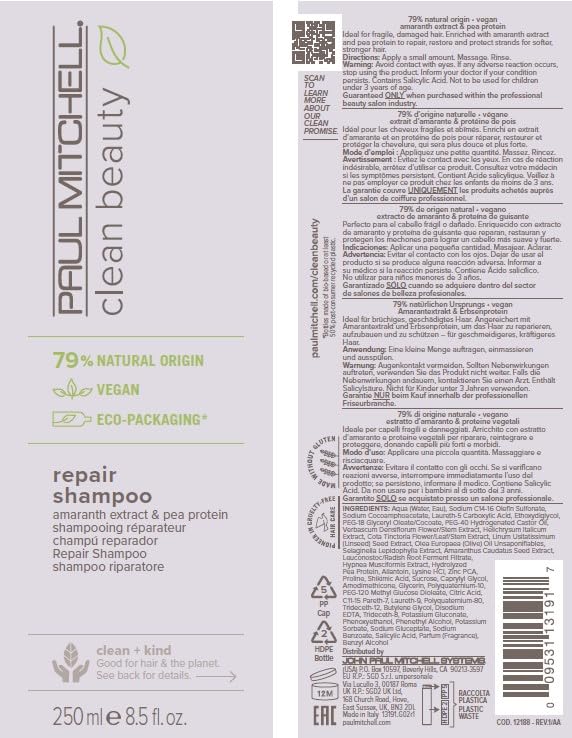 Foto 8 pulgar | Champú Paul Mitchell Clean Beauty Repair 250 Ml - Venta Internacional.