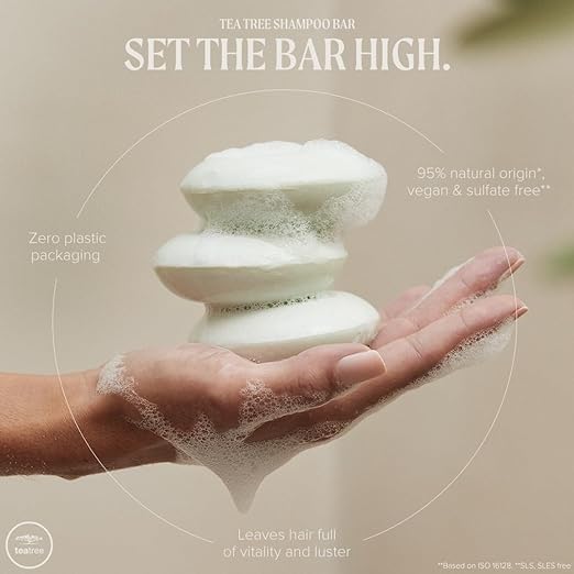 Foto 3 pulgar | Shampoo Bar, Limpiador Revitalizante Especial Con Forma De Árbol De Té Para Todo El Cabello - Venta Internacional.