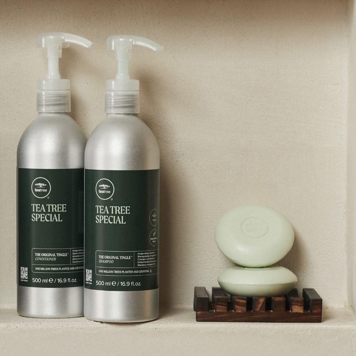 Foto 4 | Shampoo Bar, Limpiador Revitalizante Especial Con Forma De Árbol De Té Para Todo El Cabello - Venta Internacional.