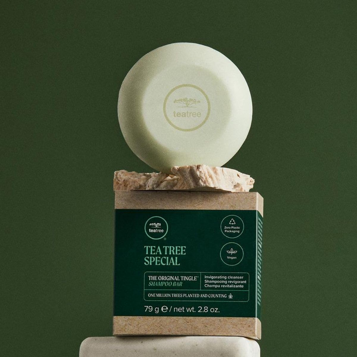 Foto 6 pulgar | Shampoo Bar, Limpiador Revitalizante Especial Con Forma De Árbol De Té Para Todo El Cabello - Venta Internacional.