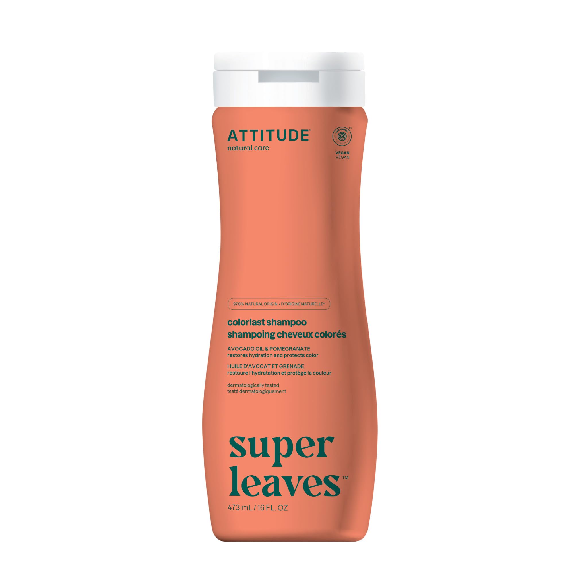 Champú Attitude Colorlast Hair Para Cabello Teñido 480 Ml - Venta Internacional.