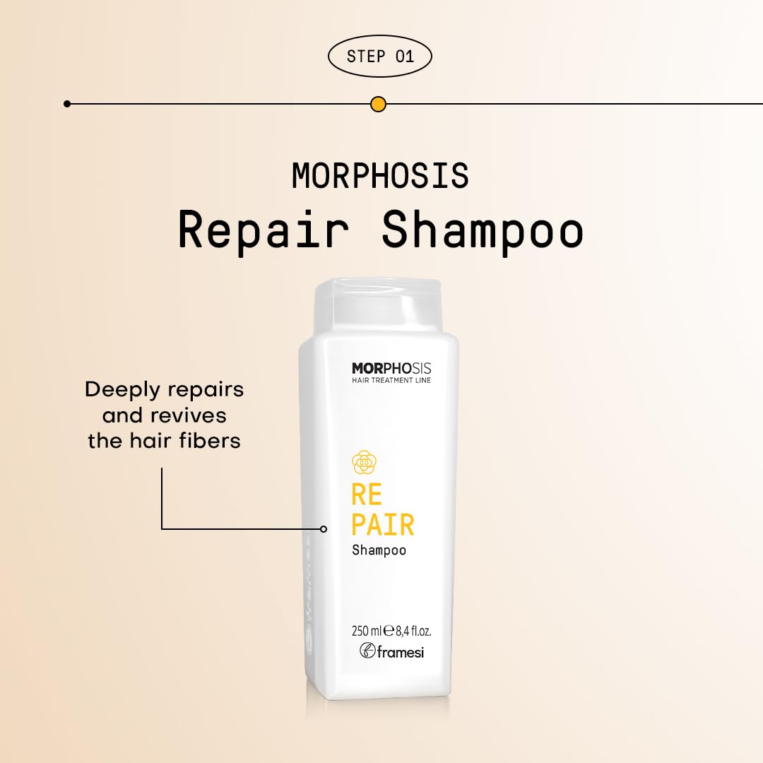 Foto 4 pulgar | Champú Framesi Morphosis Repair 250 Ml Que Hidrata El Cabello - Venta Internacional.